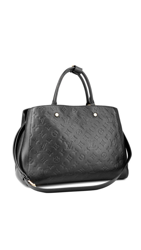 Louis Vuitton Monogram Empreinte Montaigne Black