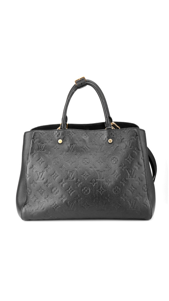 Louis Vuitton Monogram Empreinte Montaigne Black