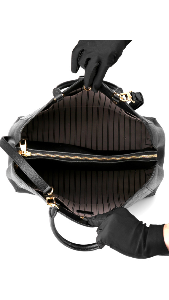 Louis Vuitton Monogram Empreinte Montaigne Black