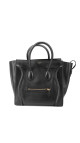 Céline Luggage Tote Black Size Mini (Den største str)