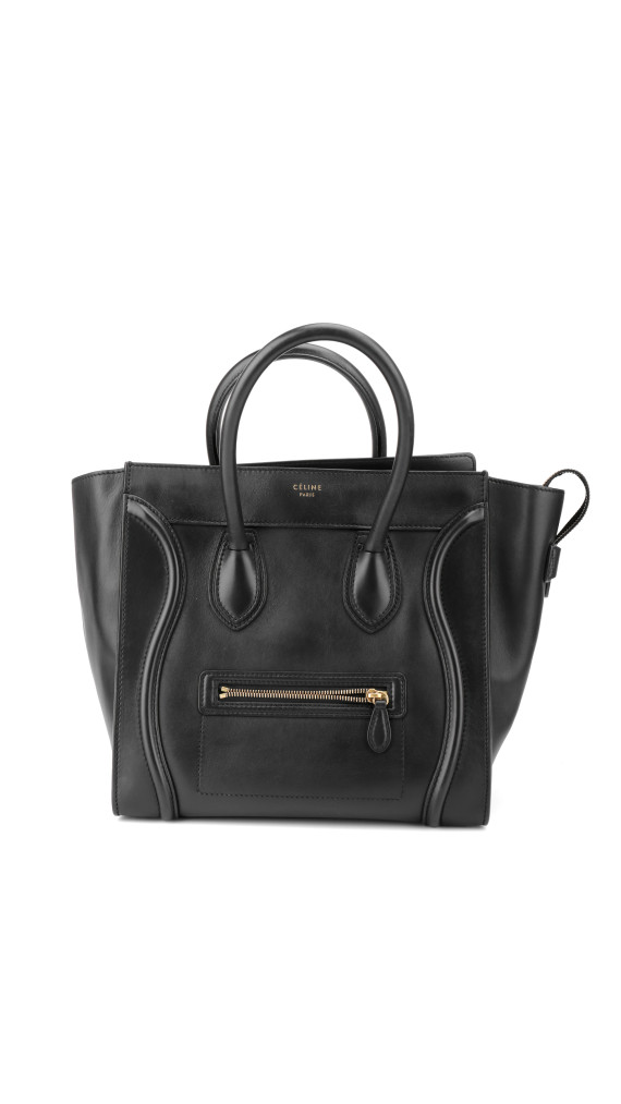 Céline Luggage Tote Black Size Mini (Den største str)