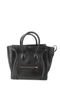 Céline Luggage Tote Black Size Mini (Den største str)