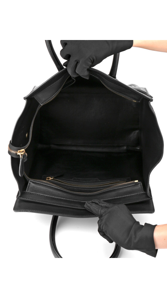 Céline Luggage Tote Black Size Mini (Den største str)