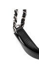Chanel Shopping Tote i svart quiltet caviar-skinn med sølvfarget hardware