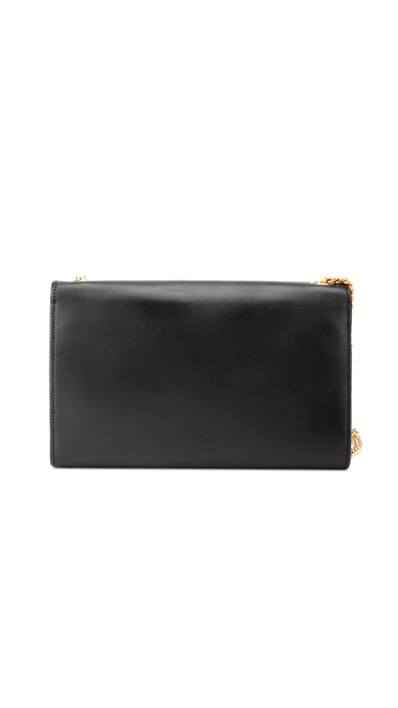 Saint Laurent Kate Tassel Chain Bag Black Leather