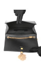 Saint Laurent Kate Tassel Chain Bag Black Leather