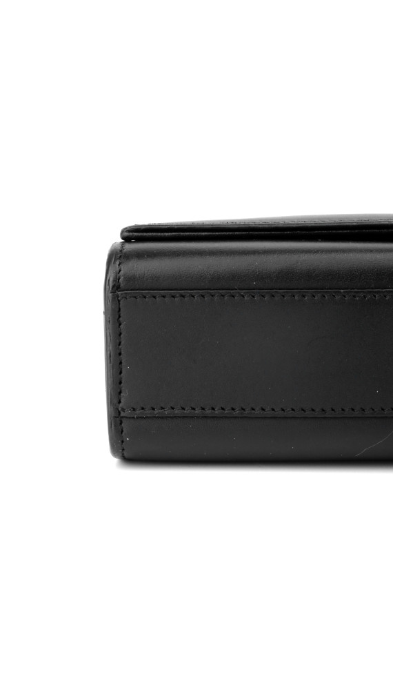 Saint Laurent Kate Tassel Chain Bag Black Leather