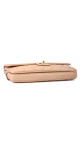 Chanel Single Flap Bag i Beige Calfskinn