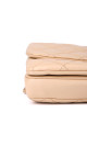 Chanel Single Flap Bag i Beige Calfskinn