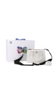 Prada Galleria Small Shoulder Bag - White Patent Leather