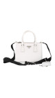 Prada Galleria Small Shoulder Bag - White Patent Leather