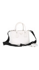 Prada Galleria Small Shoulder Bag - White Patent Leather