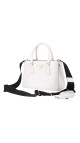 Prada Galleria Small Shoulder Bag - White Patent Leather