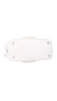 Prada Galleria Small Shoulder Bag - White Patent Leather