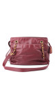 Chanel CC Logo Shoulder Bag Burgundy i Lambskin