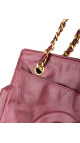 Chanel CC Logo Shoulder Bag Burgundy i Lambskin