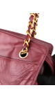 Chanel CC Logo Shoulder Bag Burgundy i Lambskin