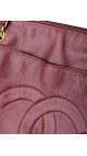 Chanel CC Logo Shoulder Bag Burgundy i Lambskin