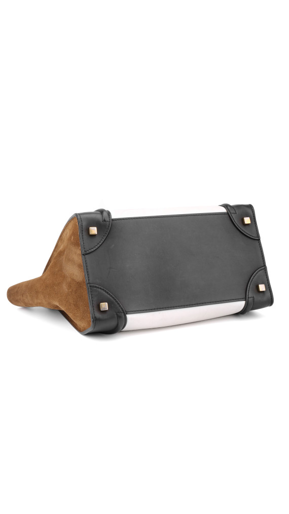 Céline Luggage Tote Bag - Tricolor Suede (Den største str)