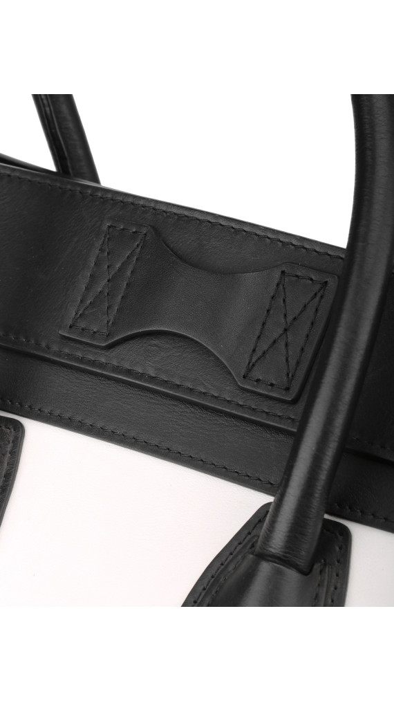 Céline Luggage Tote Bag - Tricolor Suede (Den største str)