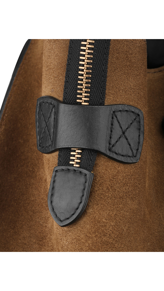 Céline Luggage Tote Bag - Tricolor Suede (Den største str)