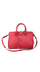 YSL Saint Laurent Cabas Chyc Shoulder Bag - Red