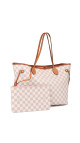 Louis Vuitton Neverfull Tote Bag - Damier Azur Canvas