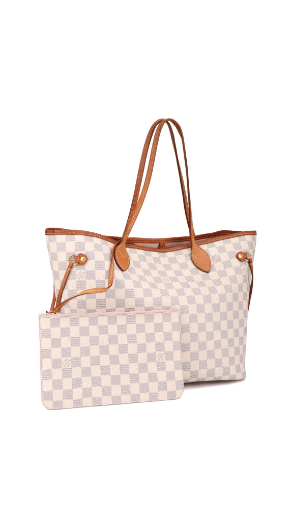 Louis Vuitton Neverfull GM Tote Bag - Damier Azur Canvas