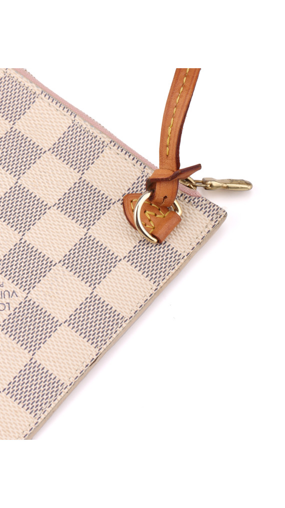 Louis Vuitton Neverfull Tote Bag - Damier Azur Canvas