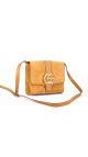 Gucci Arli Shoulder Bag - Suede Camel