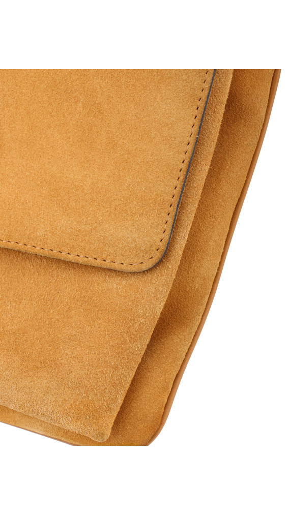 Gucci Arli Shoulder Bag - Suede Camel