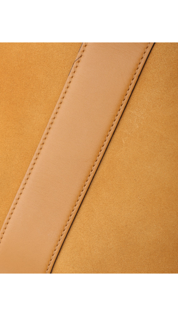 Gucci Arli Shoulder Bag - Suede Camel