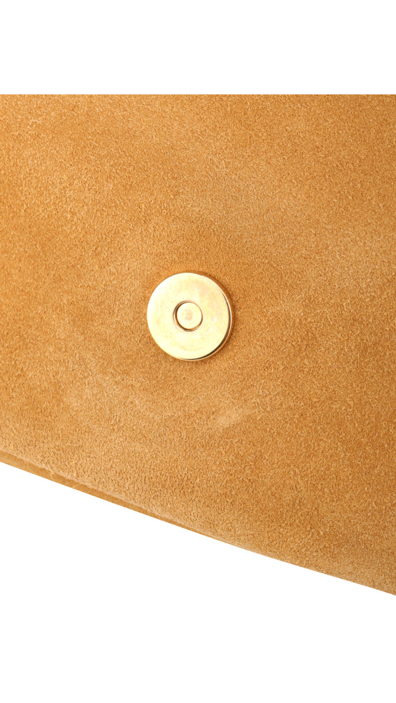 Gucci Arli Shoulder Bag - Suede Camel