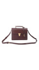YSL Saint Laurent Hight School Top Handle Shoulder Bag - Burgundy
