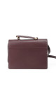YSL Saint Laurent Hight School Top Handle Shoulder Bag - Burgundy