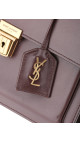 YSL Saint Laurent Hight School Top Handle Shoulder Bag - Burgundy