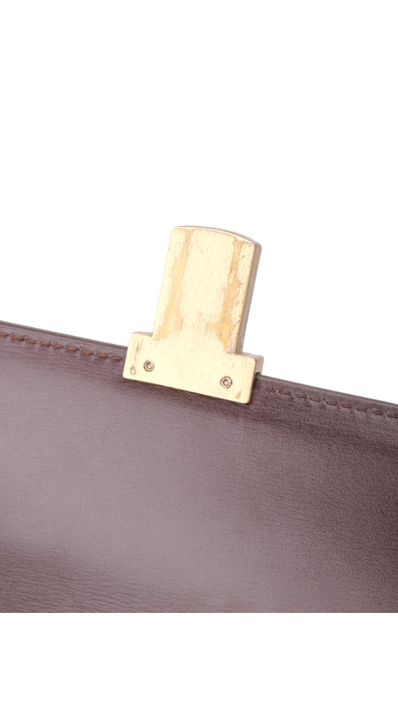 YSL Saint Laurent Hight School Top Handle Shoulder Bag - Burgundy