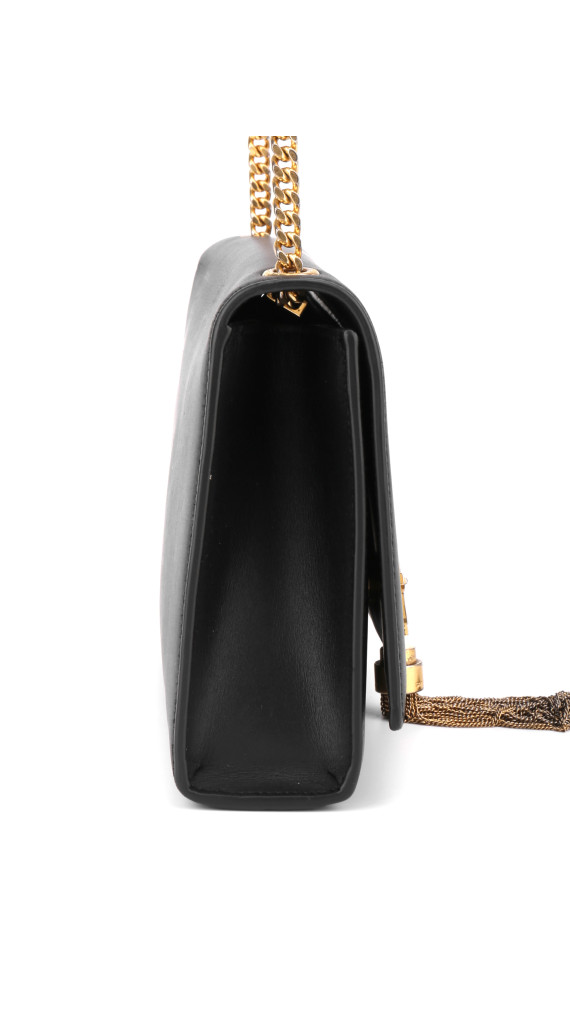 YSL Saint Laurent Kate - Black Smooth Leather
