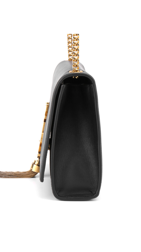 YSL Saint Laurent Kate - Black Smooth Leather