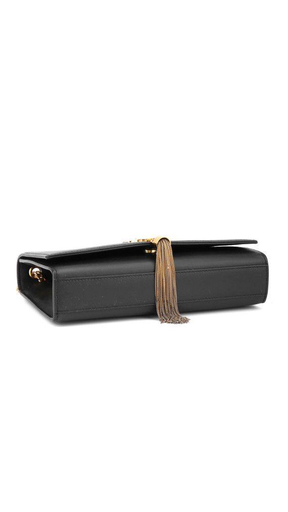 YSL Saint Laurent Kate - Black Smooth Leather