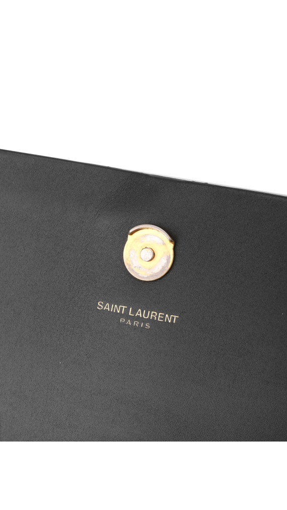 YSL Saint Laurent Kate - Black Smooth Leather