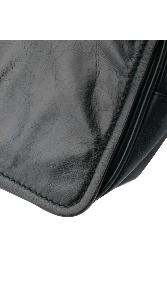 Prada Logo Crossbody Bag - Dark Green