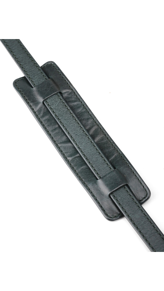 Prada Logo Crossbody Bag - Dark Green