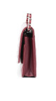 Chanel Wallet on Chain WOC Burgundy Patent Leather