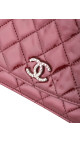 Chanel Wallet on Chain WOC Burgundy Patent Leather