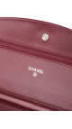 Chanel Wallet on Chain WOC Burgundy Patent Leather