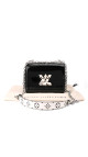 Louis Vuitton Twist PM Shoulder Bag - Black Patent Leather