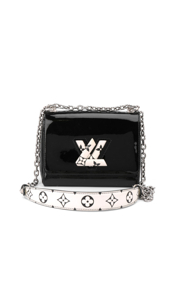 Louis Vuitton Twist PM Shoulder Bag - Black Patent Leather