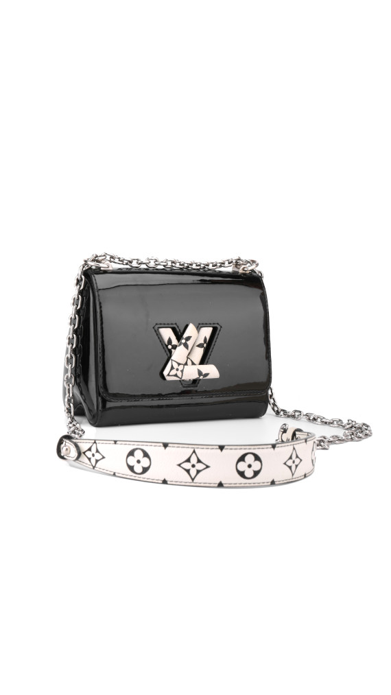 Louis Vuitton Twist PM Shoulder Bag - Black Patent Leather