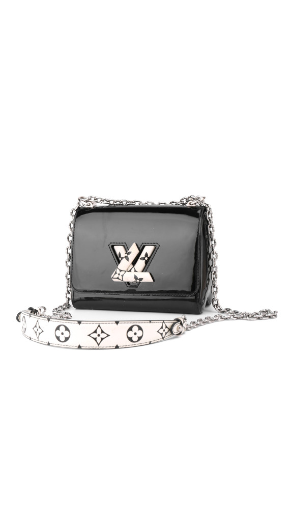 Louis Vuitton Twist PM Shoulder Bag - Black Patent Leather